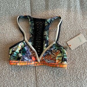Maaji Tropical Print Bikini Top NWT